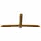 Ekena Millwork Bellingham Rough Sawn Timber Gable Bracket, Western Red Cedar, 96"W x 44"H x 2"D x 6"F, 11/12 Pitch GBW096X44X0206BEL00RWR - alternate 2